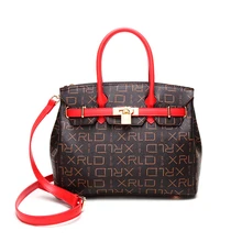 KYYSLO/женская сумка с принтом в Корейском стиле; простая модная женская сумка через плечо; Большая вместительная сумка