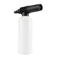 С адаптером 450 мл автомобильный пенообразователь, бутылка для мытья снега, пенная насадка, регулировочный пистолет для мытья под давлением, инструмент для мыла