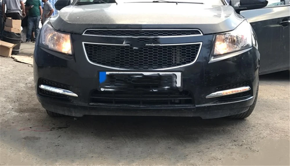 Автомобильный мигающий 2 шт. для chevrolet cruze 2009 2010 2011 2012 2013 светодиодный DRL для вождения, дневной ходовой светильник с сигналом поворота