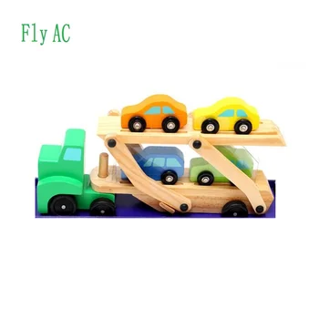 

Fly AC classic Emergency Vehicle Carrier Wooden toys for children boy toys age 3 Birthday gift