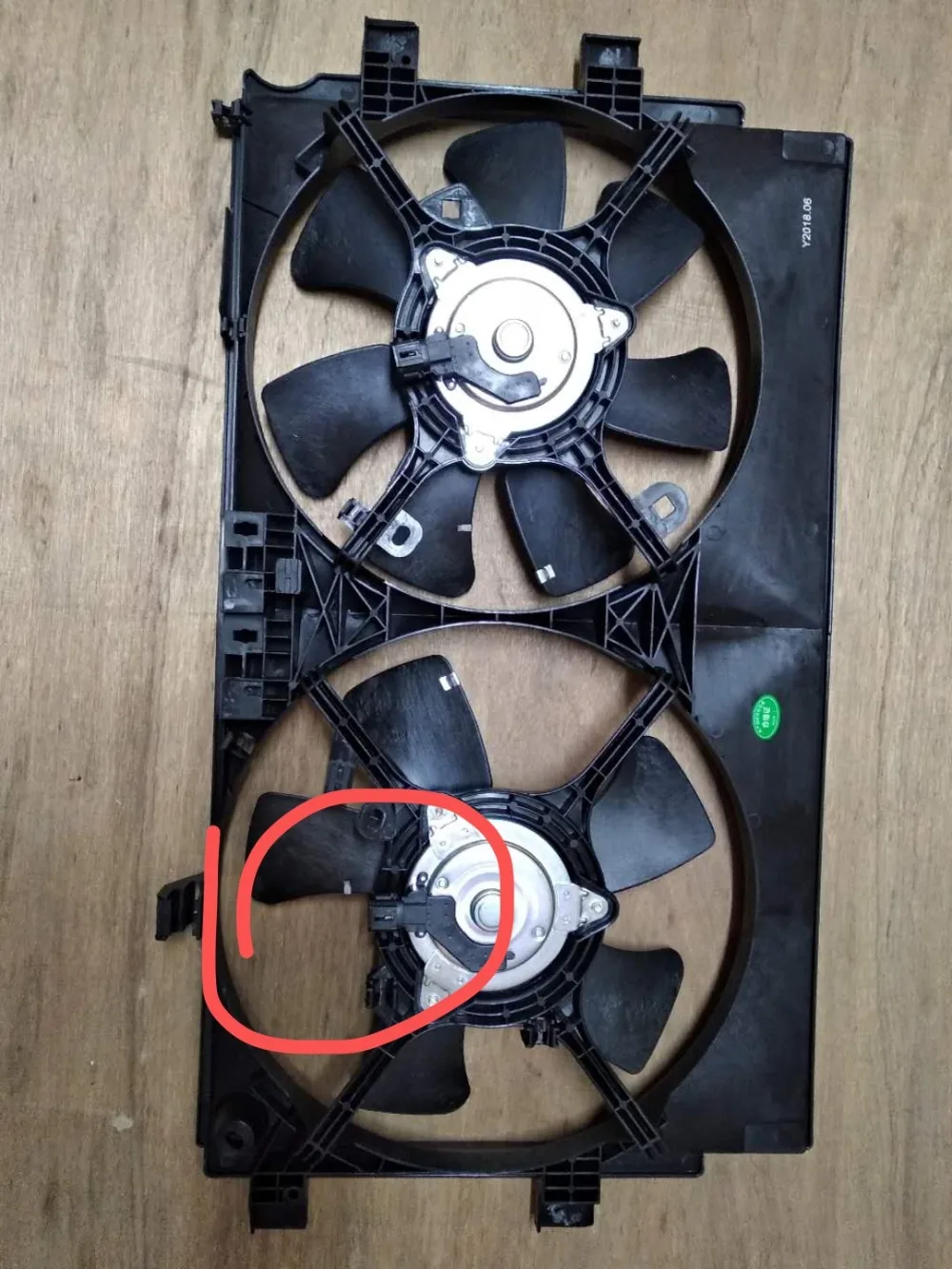 Electronic Cooling Radiator Fan Assembly For Mitsubishi Lancer 2.0l