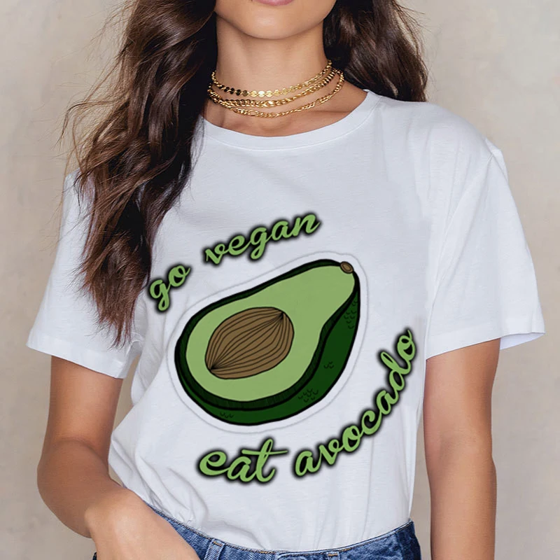 Vegan, забавная футболка с рисунком, женская, 90 s, корейский стиль, графическая футболка, милая, маленькая, свежая, футболка для девочек, Harajuku, Ullzang, топы, футболки для женщин - Цвет: 3201