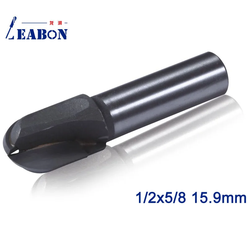 

LEABON 1/2x5/8 15.9mm Diameter Router Bit Core Box Bit Woodworking Cutters Free Shipping