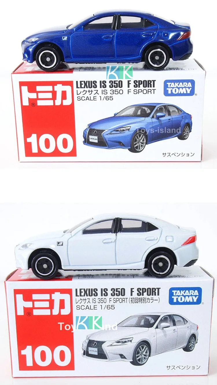 TOMICA 100 LEXUS IS 350 F SPORT 1//65 TOMY 2014 MARCH New Model Diecast White