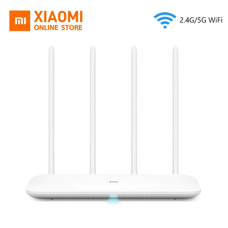 Original Xiaomi Mi Wifi Router 4 Wifi Repeater 2.4g 5ghz 128mb Ddr3-1200  Dual Band Dual Core 880mhz App Control Wireless Router - Routers -  AliExpress
