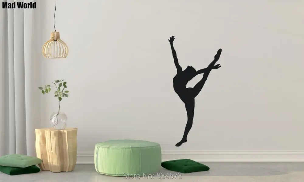 GYMNAST Girl Silhouette Gymnastics Sports 515   56 115h 47 96h 37 76h 3