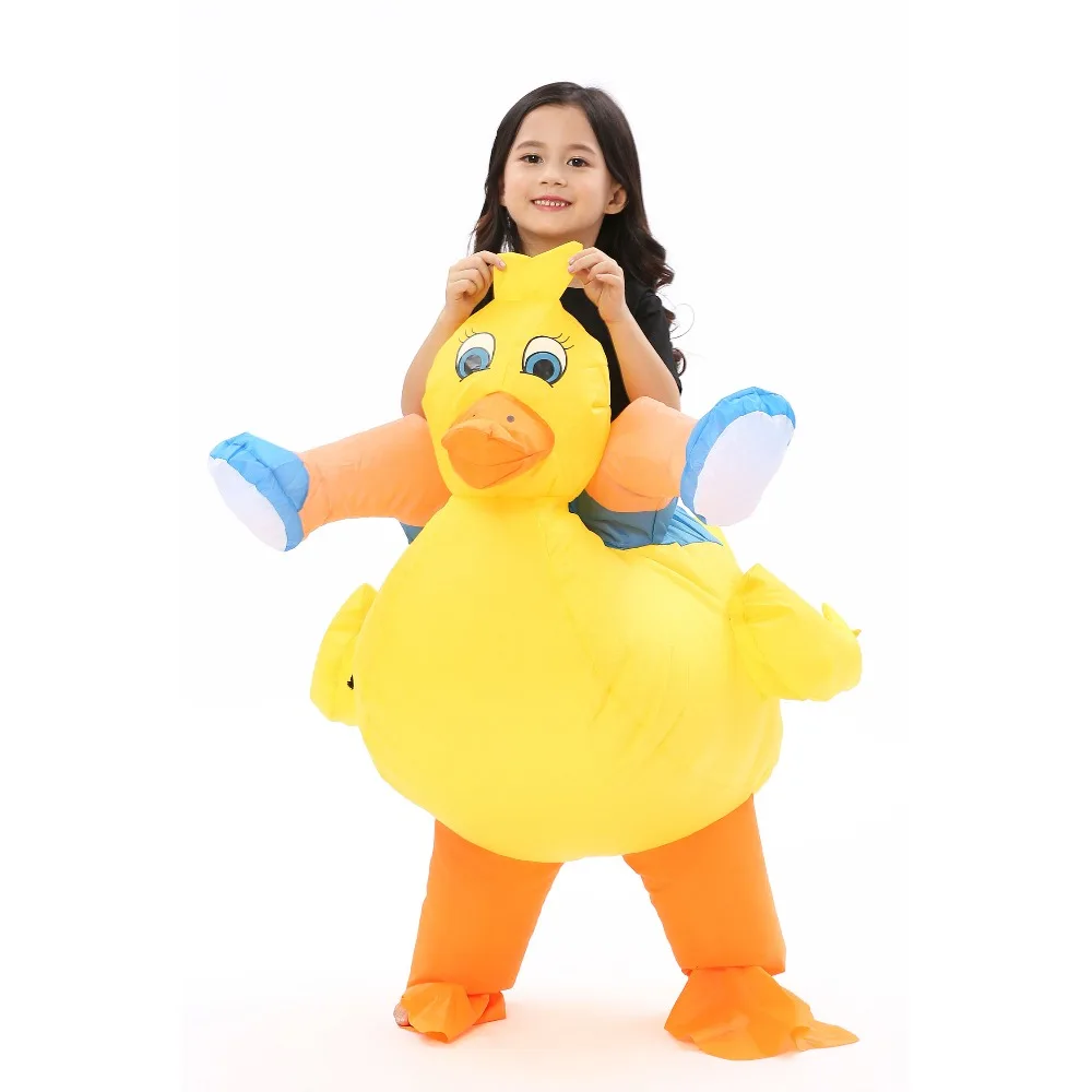 Inflatable Yellow Duck Costume (11)