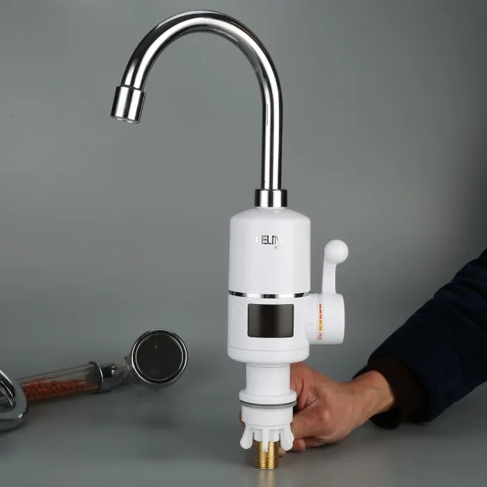 

CE Approved Electric Instant Heating Faucet Hot Water Heater with LED digital display kitchen faucet