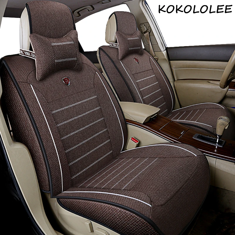 kokololee Universal flax Car Seat covers for Porsche all models 911 Cayman Cayenne Macan