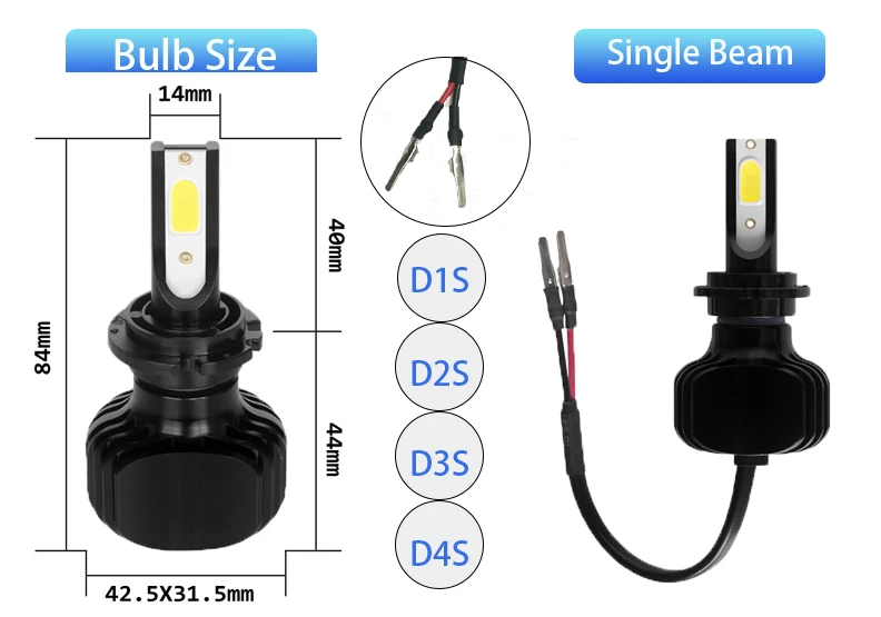 YHKOMS H1 светодиодный авто лампы H3 H7 H8 H9 H11 9005 9006 HB3 Hb4 880 881 H27 фар Светодиодный D2S D1S 60 Вт 6000LM COB диод авто светодиодные лампы 12 В