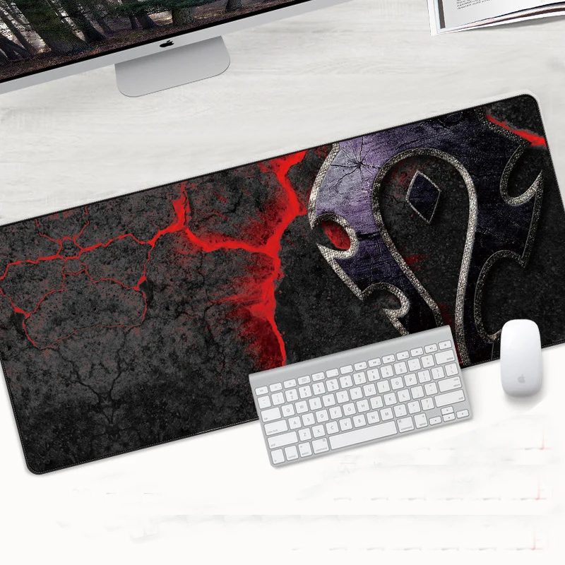 Продажа Игровой коврик для мыши, скоростной замок, большой натуральный каучук, водонепроницаемый игровой стол, коврик для мыши, коврик для Dota LOL font b Gaming b font ...