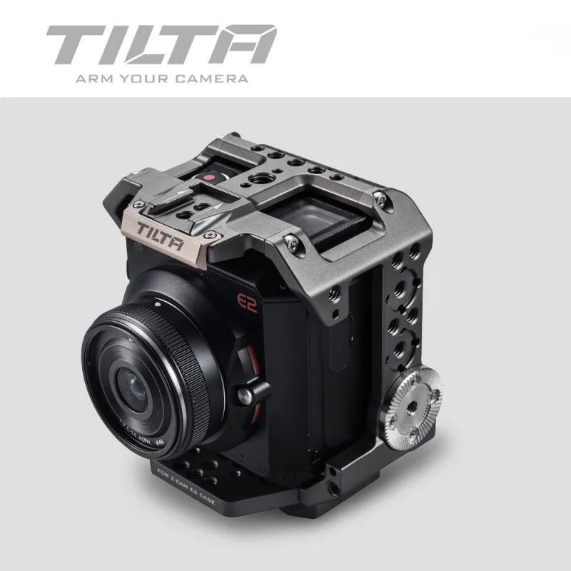 Tilta Cage Z-CAM E2 DSLR камера клетка установка для Z-cam E2 S6 F6 F8 камера W 1/4 3/8 резьбовые отверстия для микрофона Z Cam клетка