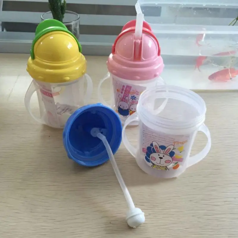 Силикагель бутылочки для кормления детей чашки для младенцев бутылка для воды, молока детская бутылочка для кормления для тренировок с ручка чашки