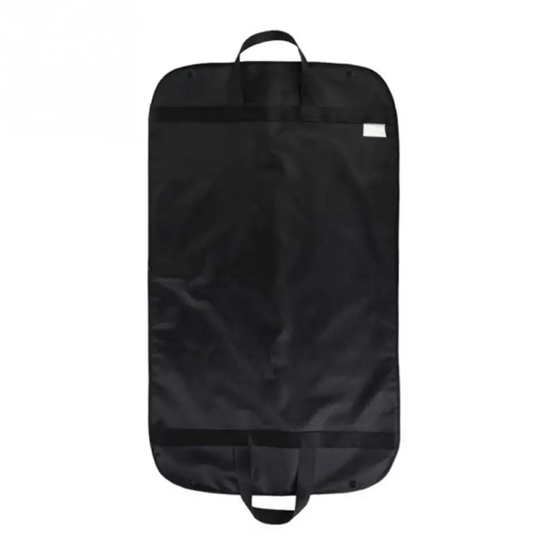 

Black Folded Garment Bag clothes Dust Cover for business suit Non-woven Breathable Travel Carrier Dust Cover