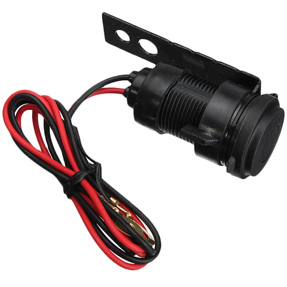 Car Auto Motorcycle Weatherproof Motorcycle Charger Adapter Cigarette Lighter Socket 12V USB Power Supply Socket Power