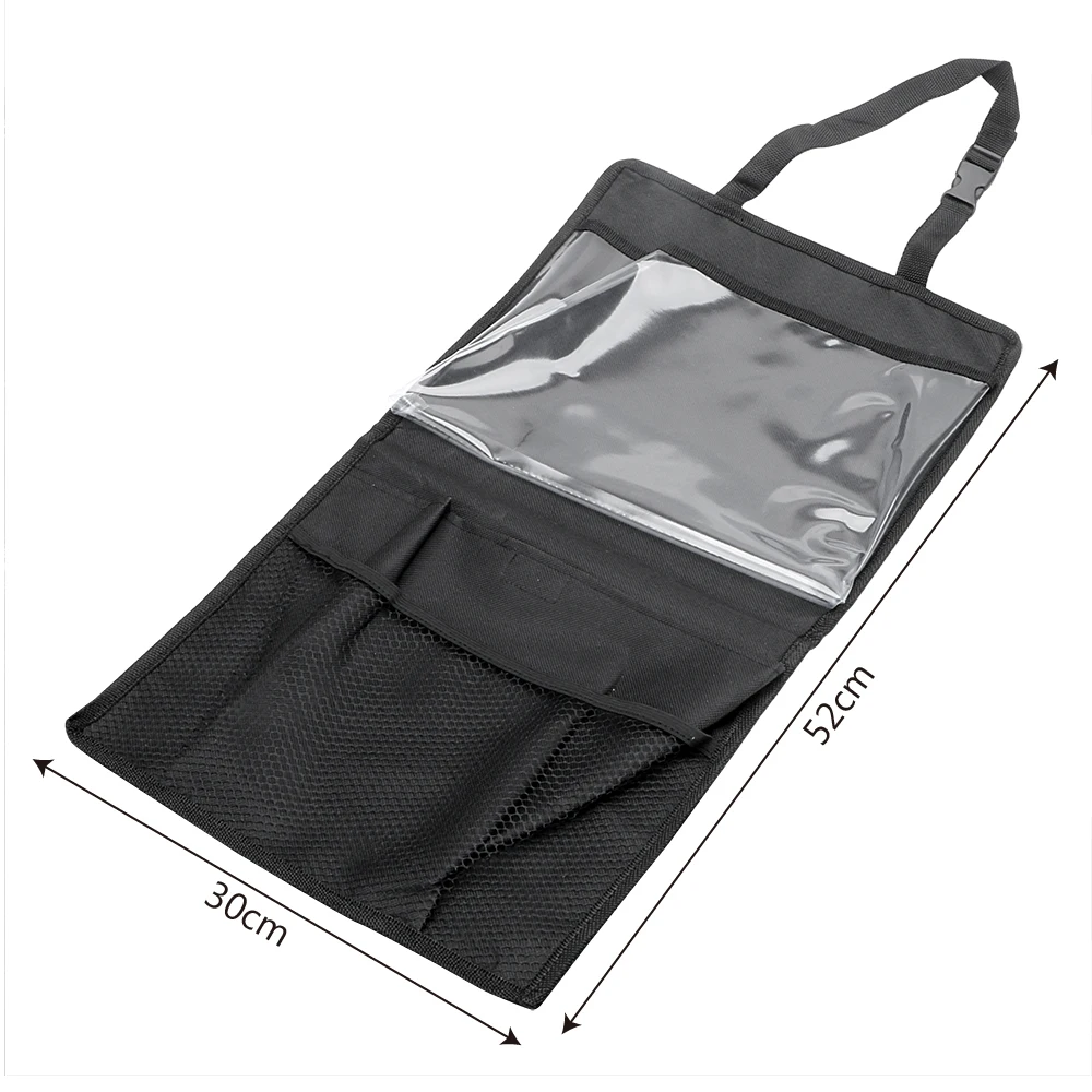 YOSOLO Stowing Tidying Car Seat Back Organizer Multi-use Tablet Stand Book Phone Holder Storage Bag Car-styling Foldable Bags