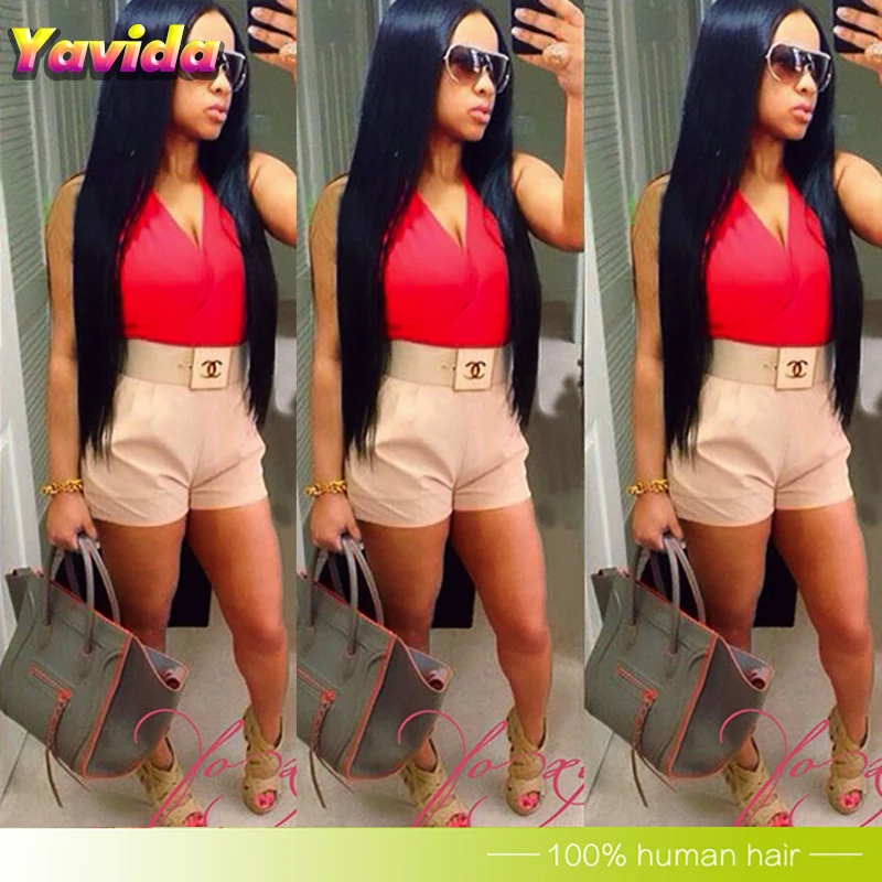 Unprocessed Indian Virgin Hair Straight 3 Bundle Peerless Virgin Hair Indian Human Weave Bundles Natural Hair Products full head