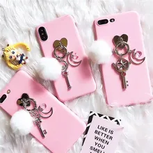 NEW Fashion Girl Pink Soft Silicone font b Mobile b font font b Phone b font