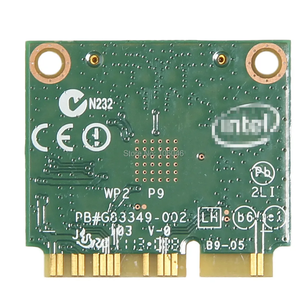 Беспроводной сетевой адаптер Wlan для Intel 7260 7260HMW BN 802.11bgn 300 Мбит/с Wifi+ Bluetooth 4,0 половинная Мини карта PCI-E подходит для Dell Asus