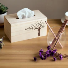 Деревянные ремесла Домашнее украшение взять картонные коробки для салфеток