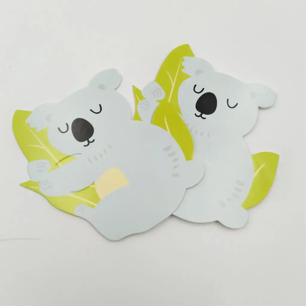 50 шт. животные Синий медведь конфеты леденец открытка с украшениями свадебные принадлежности День рождения украшения Дети конфеты подарок