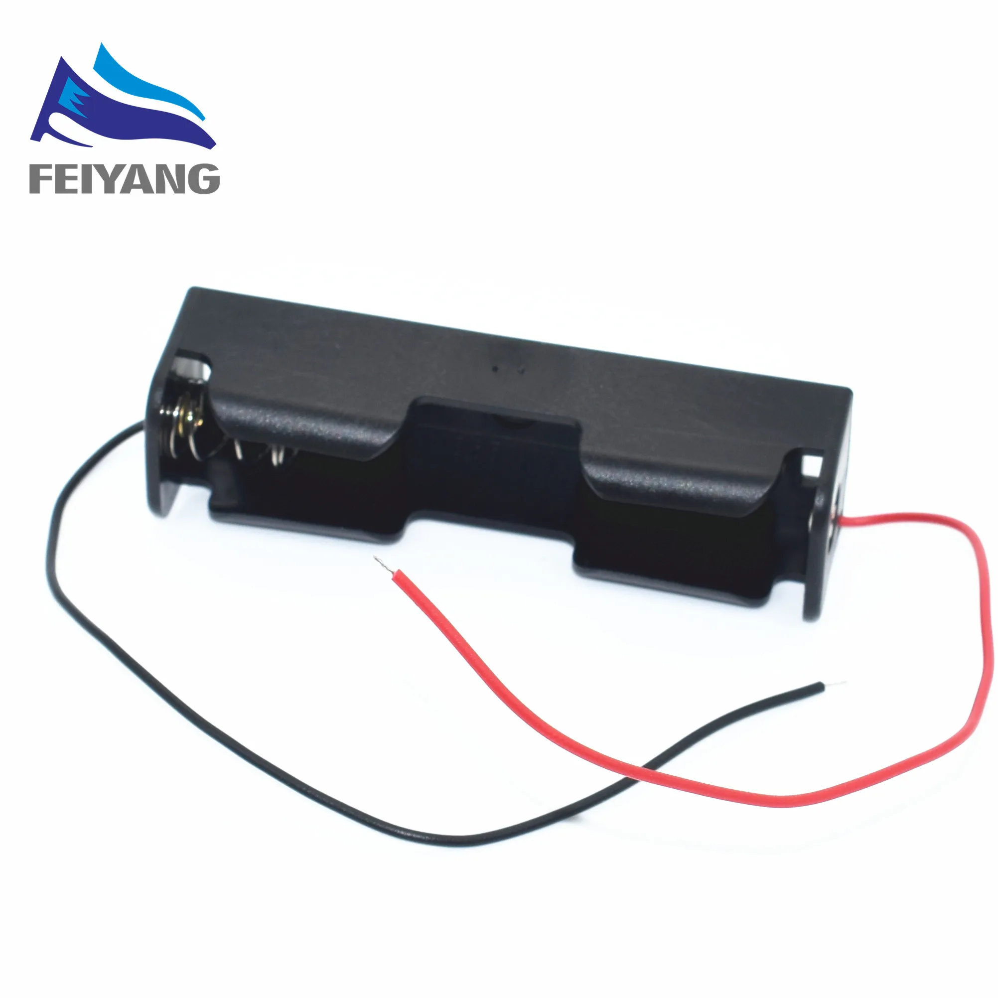 

New 5Pcs 18650 Battery Holder Box Case Black With Wire Lead 3.7V Clip high quality