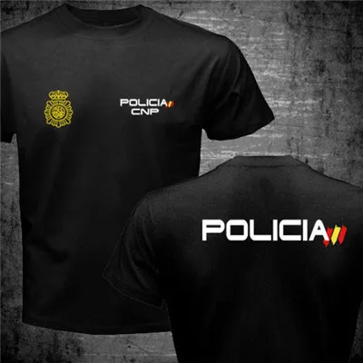 Espana Policia испанский национальный полицейский Espana Policia CNP UIP УПО анти бунт спецназ GEO идет спецназ Мужская футболка - Цвет: 39