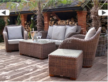 

2017 Hot Sale New Design Outdoor Ratan Vintage Style Sofa Set