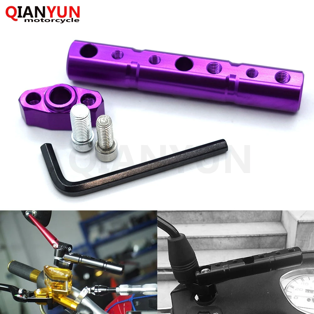 

Universal motorcycle multi-function expansion headlight rearview mirror modification for Suzuki GSF1250 GSX1400 GSX650F TL1000