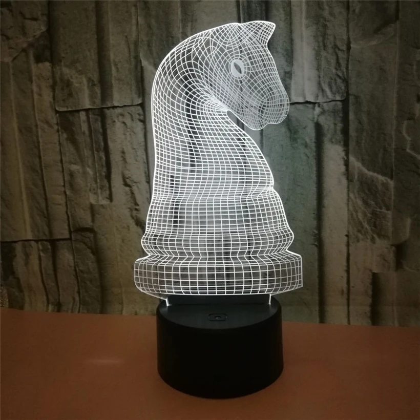 Chess 3D night light (7)