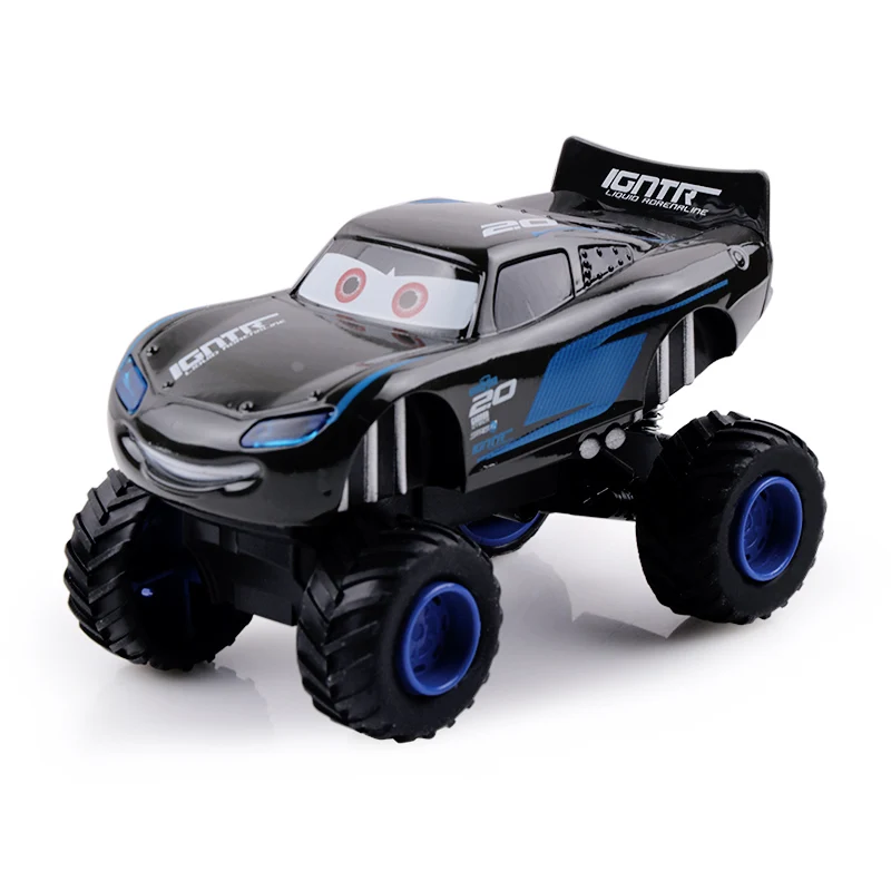 Машинки Disney Pixar Cars 3 Lightning McQueen Monster Pull Back мигающая модель Jackson Storm литая автомобиля