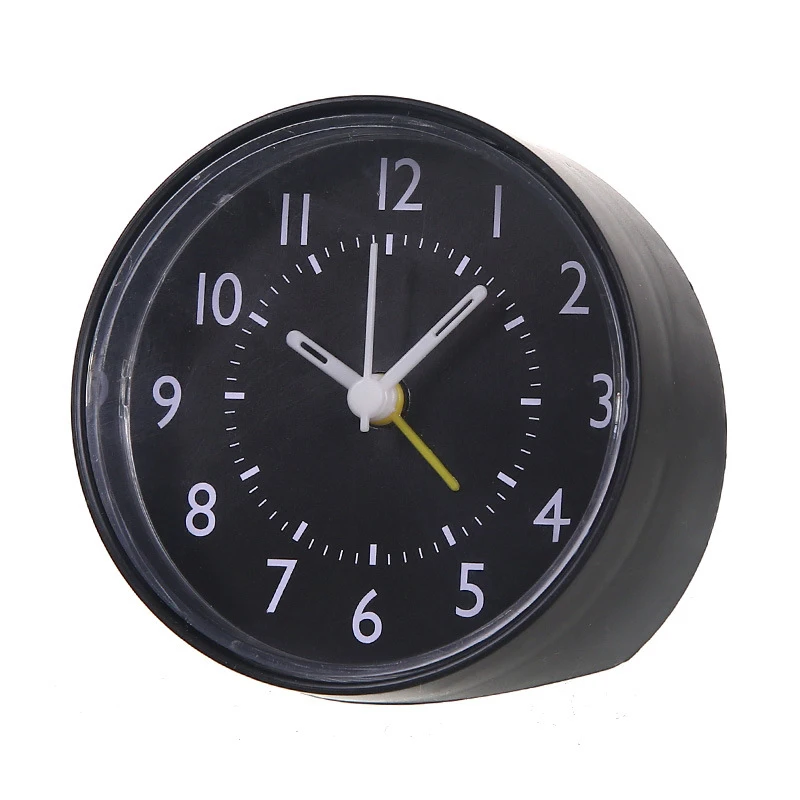 Cute Mini Cartoon Alarm Clock Round Retro Desk Needle ...