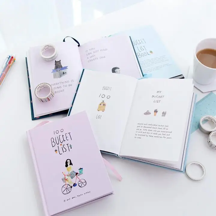 Lista de Balde Pacote de Presente de Luxo Caixa de Presente com Caneta Adesivos para Fazer a Lista Agenda Planejador Scheduler Notebook 100 17 luxury notebook