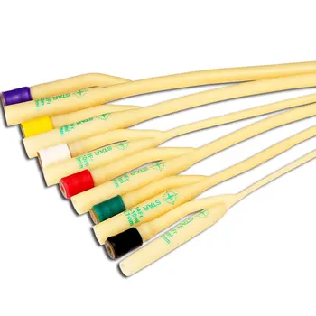 

12 Pcs/lot Double Lumen Catheter 12FR/14FR/16FR/18FR/20FR/22FR Urethral Dilator Disposable Medical Sterile Adult Latex Catheter