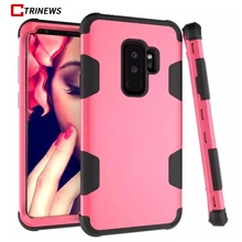 CTRINEWS Shockproof Case For Samsung Galaxy S9 S9 Plus S8 S8 Plus 360 Full Body Hybrid Armor Cover For Samsung Note 8 Phone Case