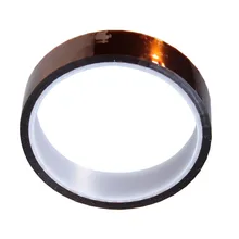 High Quality High Temperature Resistance Tape 20mm x 30m Heat High Insulation Thermostability Polyimide Adhesive Tapes Tawny AA