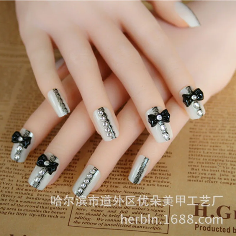 24 bride Manicure nail patch fake nails wholesale products0149nail