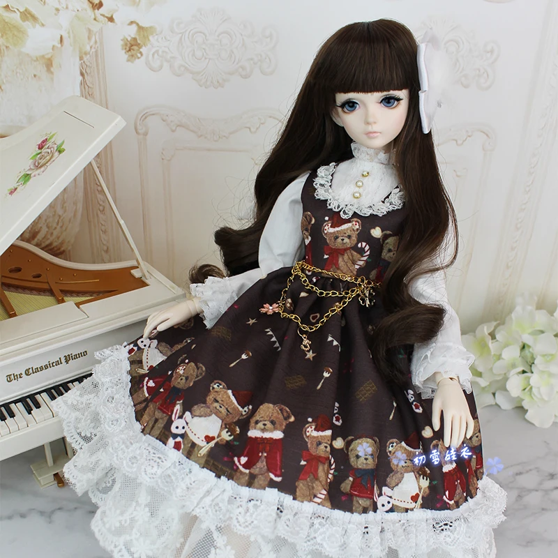 Одежда BJD 1/6 для куклы 1/4 1/3 весеннее платье комплект платья детей подарочные