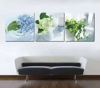 

2016 New Oil Painting Wall Pictures For Living Room Cuadros Flower Canvas Wall Art Home Decoration Sprary Paintings 3 Pieces