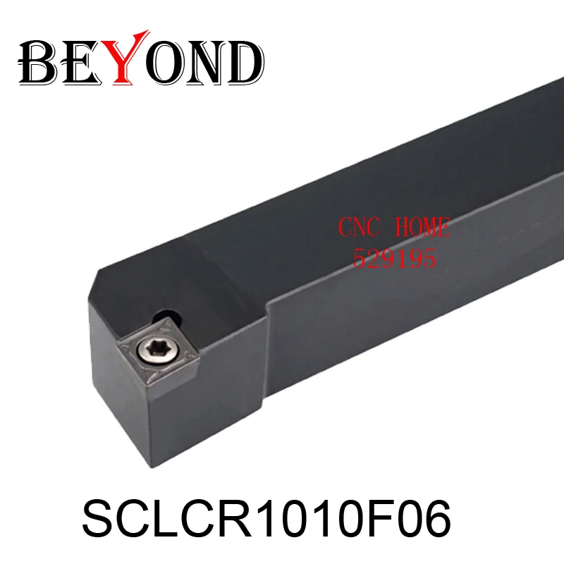 

OYYU SCLCR 10mm External Turning Tool Holder SCLCR1010F06 Lathe Cnc Boring Bar SCLCL CCMT Tungsten Carbide Insert CCMT060204 Zcc