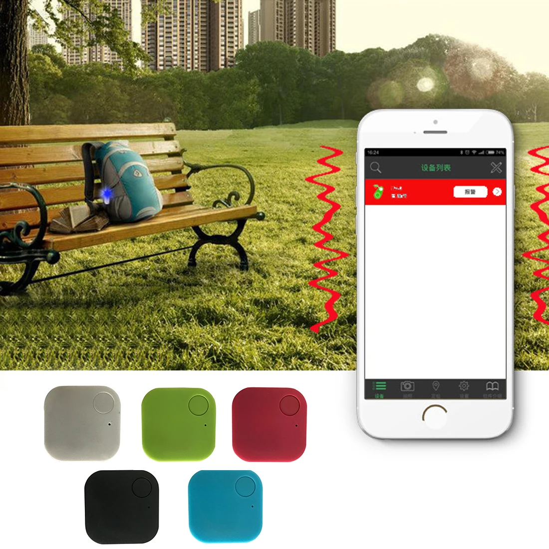  Neue Smart Wireless Bluetooth 40 GPS Tracker Auto Aktivität Tracking Gerät GPS Locator für Kinder K