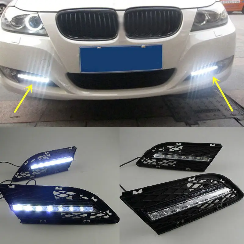 LED Daytime Running Lights DRL LED Fog Lamp for BMW 3 Serizes E90 328i