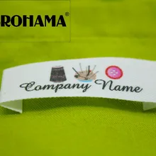 Пришивные бирки/этикетки на заказ, этикетки на одежду, ткань хлопок, текст на заказ, ручная работа(MD0011