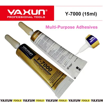 

5pcs 15ml YAXUN Y-7000 Needle Nozzle Adhesive Glue for mobile frame touch,original clear gel multi-purpose for jewelry crystals