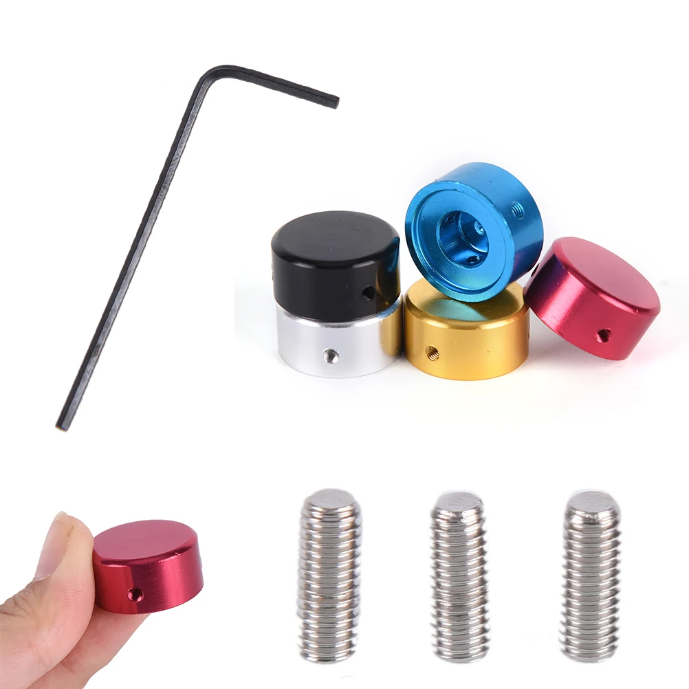 

1 pc Switch Footswitch toppers Effects Pedal Footswitch Hat Colorful Guitar aluminium alloy Bumpers Protector colorful