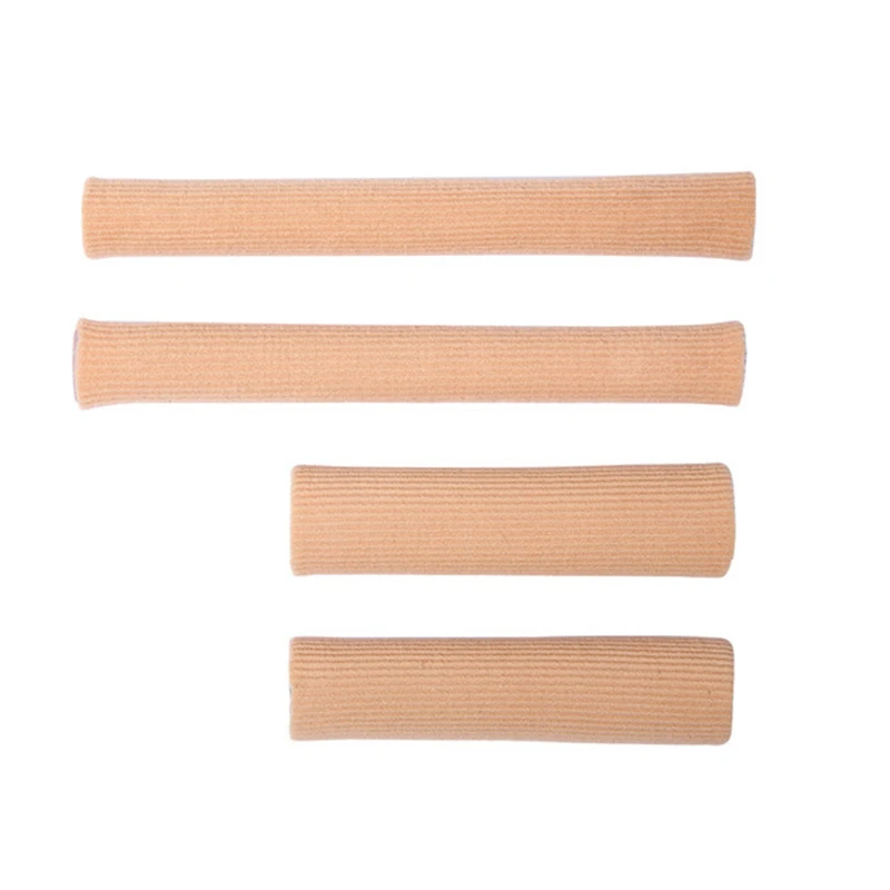 Tela caliente Gel tubo cojín callos Protector del dedo del pie Hallux Valgus ortopédica Bunion guardia pies alivio del dolor cuidado SK88
