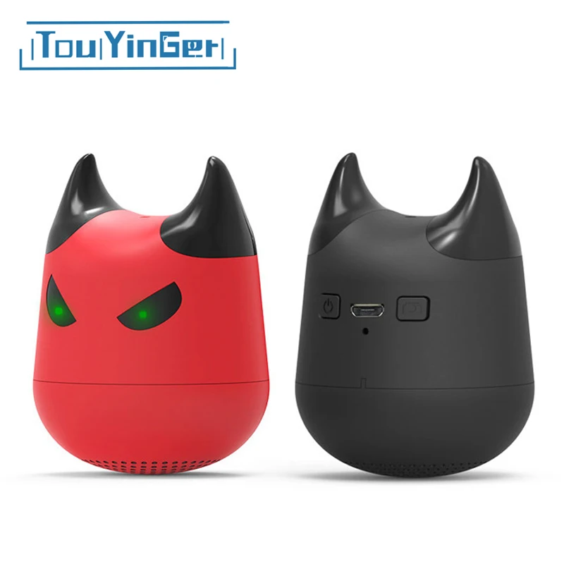 Touyinger Portable Wireless Bluetooth Speaker Demon Design