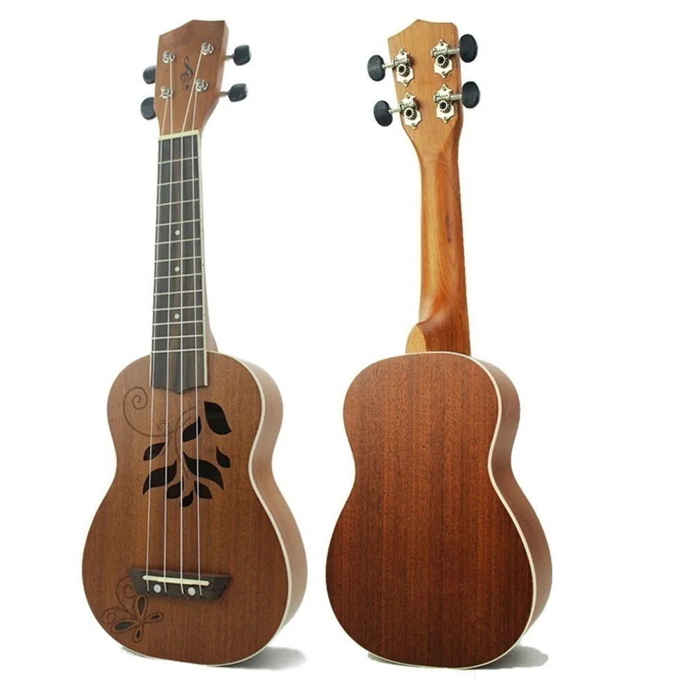 

21 Inch Four String Carving Sand Billy Uicker In Small Guitar school educational musical music instrument tools WJ-JX11 NEW