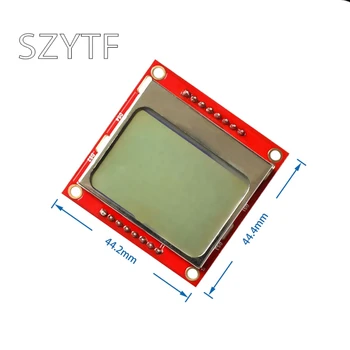 

5110 LCD Red Screen LCD Module Red PCB Soldered Pins