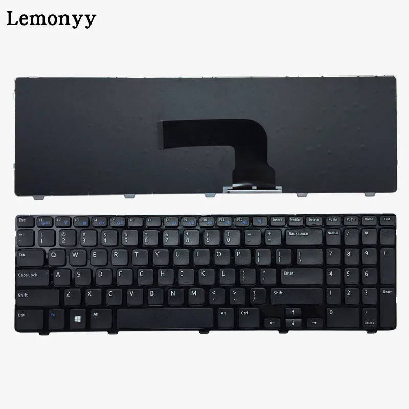 NEW US keyboard for DELL Inspiron 15 3521 15R 5521 black English laptop keyboard with frame NEW US keyboard for DELL Inspiron 15 3521 15R 5521 black English laptop keyboard with frame